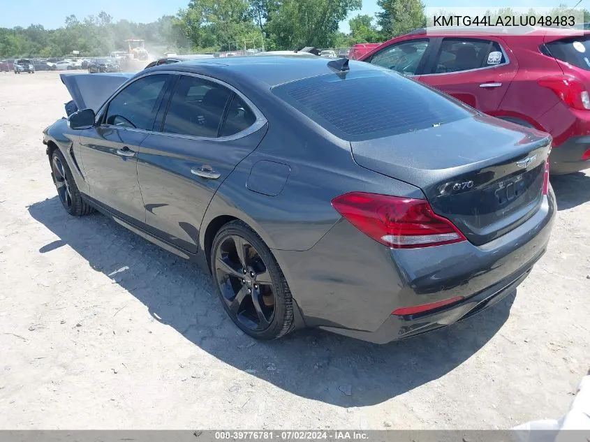 2020 Genesis G70 2.0T Awd VIN: KMTG44LA2LU048483 Lot: 39776781