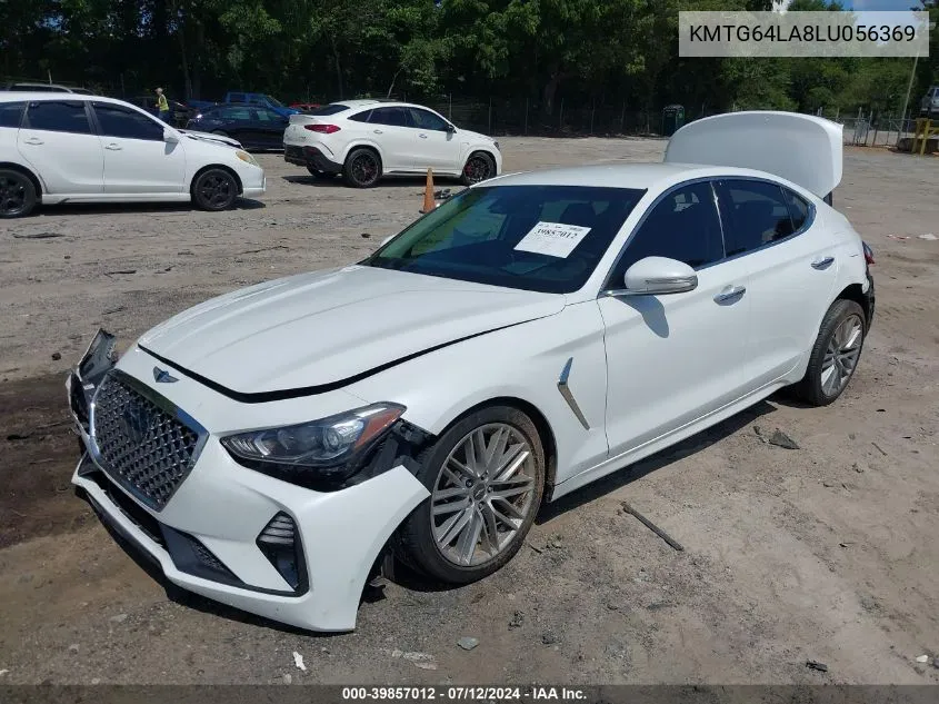 2020 Genesis G70 2.0T Rwd VIN: KMTG64LA8LU056369 Lot: 39857012