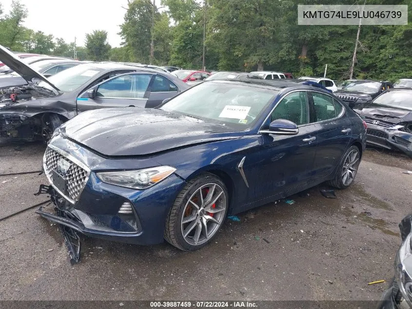 2020 Genesis G70 3.3T Awd VIN: KMTG74LE9LU046739 Lot: 39887459