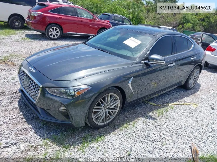 2020 Genesis G70 2.0T Rwd VIN: KMTG34LA5LU046620 Lot: 40084636