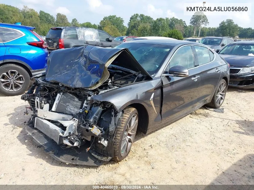 2020 Genesis G70 2.0T Rwd Manual VIN: KMTG24LA5LU056860 Lot: 40465070