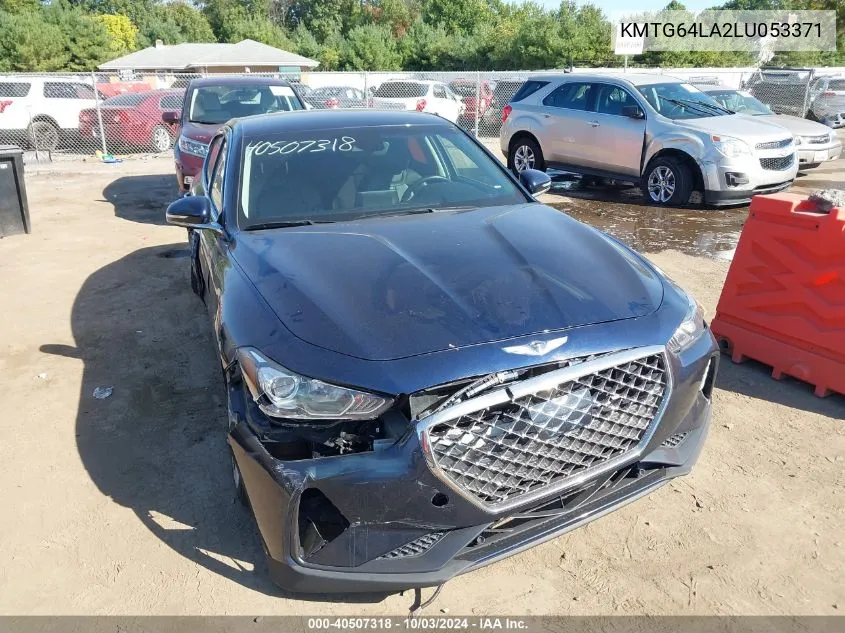 2020 Genesis G70 2.0T Awd VIN: KMTG64LA2LU053371 Lot: 40507318