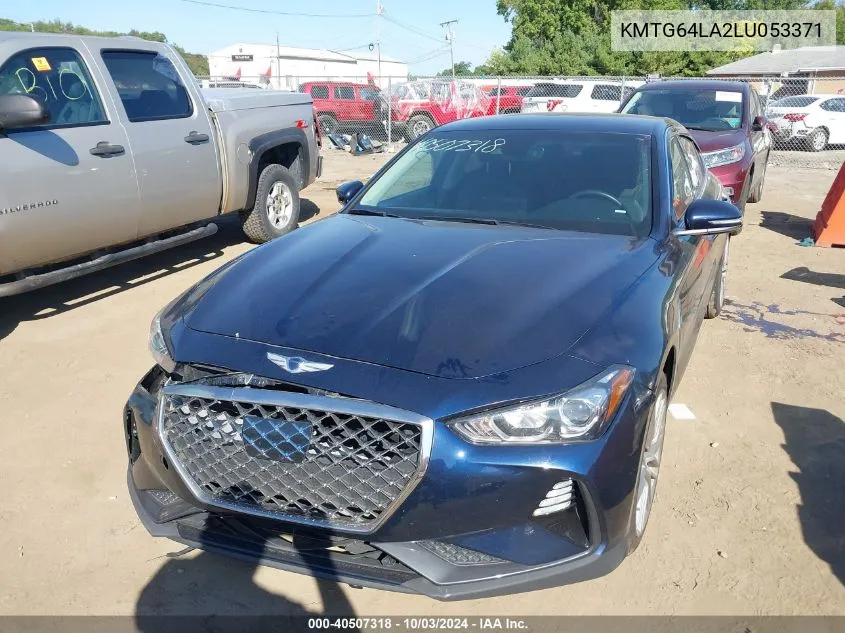 2020 Genesis G70 2.0T Awd VIN: KMTG64LA2LU053371 Lot: 40507318