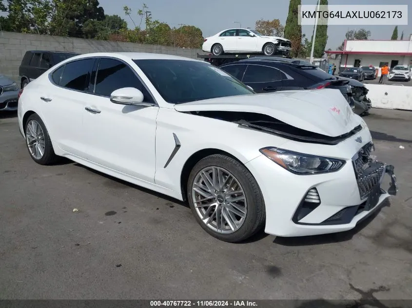 2020 Genesis G70 2.0T Rwd VIN: KMTG64LAXLU062173 Lot: 40767722