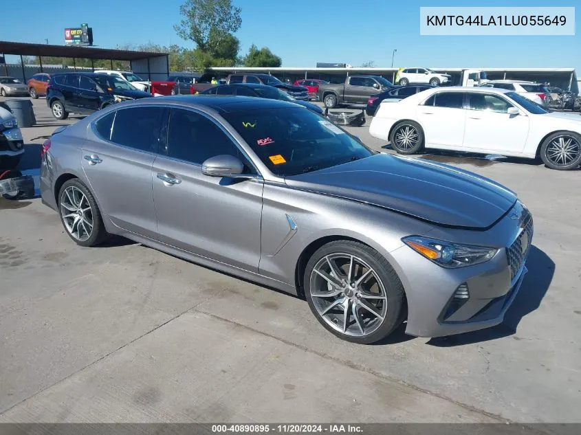 2020 Genesis G70 2.0T Rwd VIN: KMTG44LA1LU055649 Lot: 40890895