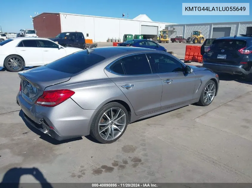 2020 Genesis G70 2.0T Rwd VIN: KMTG44LA1LU055649 Lot: 40890895