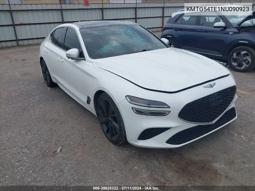 2022 Genesis G70 3.3T Rwd VIN: KMTG54TE1NU090923 Lot: 39825322