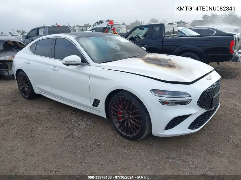 KMTG14TE0NU082341 2022 Genesis G70 3.3T Rwd Launch Edition