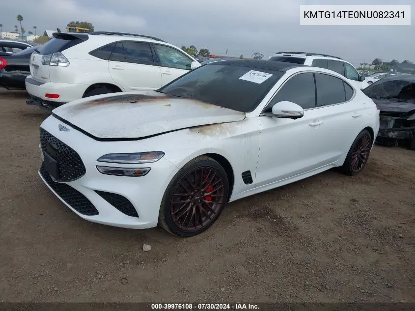 KMTG14TE0NU082341 2022 Genesis G70 3.3T Rwd Launch Edition