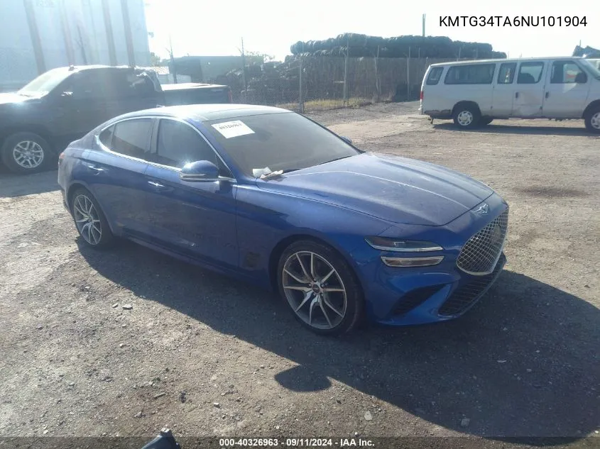 KMTG34TA6NU101904 2022 Genesis G70 2.0T Awd