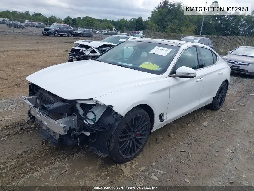 2022 Genesis G70 3.3T Awd Launch Edition VIN: KMTG14TE0NU082968 Lot: 40505993