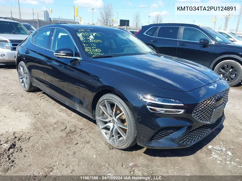 2023 Genesis G70 Prestige VIN: KMTG34TA2PU124891 Lot: 11987596