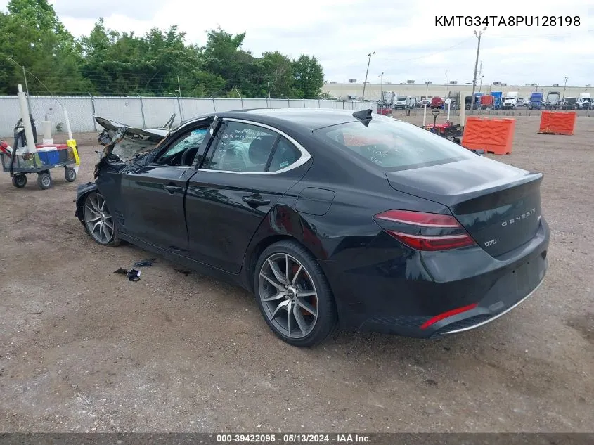 KMTG34TA8PU128198 2023 Genesis G70 2.0T Awd