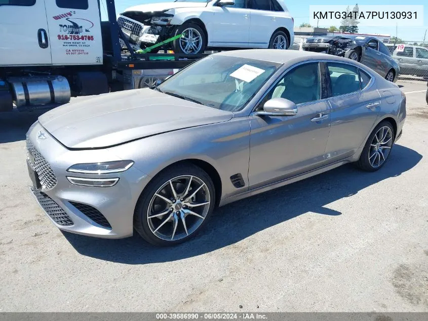 2023 Genesis G70 2.0T Awd VIN: KMTG34TA7PU130931 Lot: 39586990