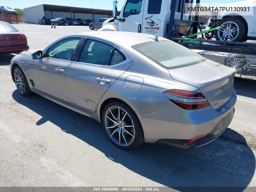 2023 Genesis G70 2.0T Awd VIN: KMTG34TA7PU130931 Lot: 39586990