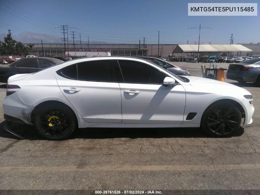 2023 Genesis G70 3.3T Rwd VIN: KMTG54TE5PU115485 Lot: 39761526