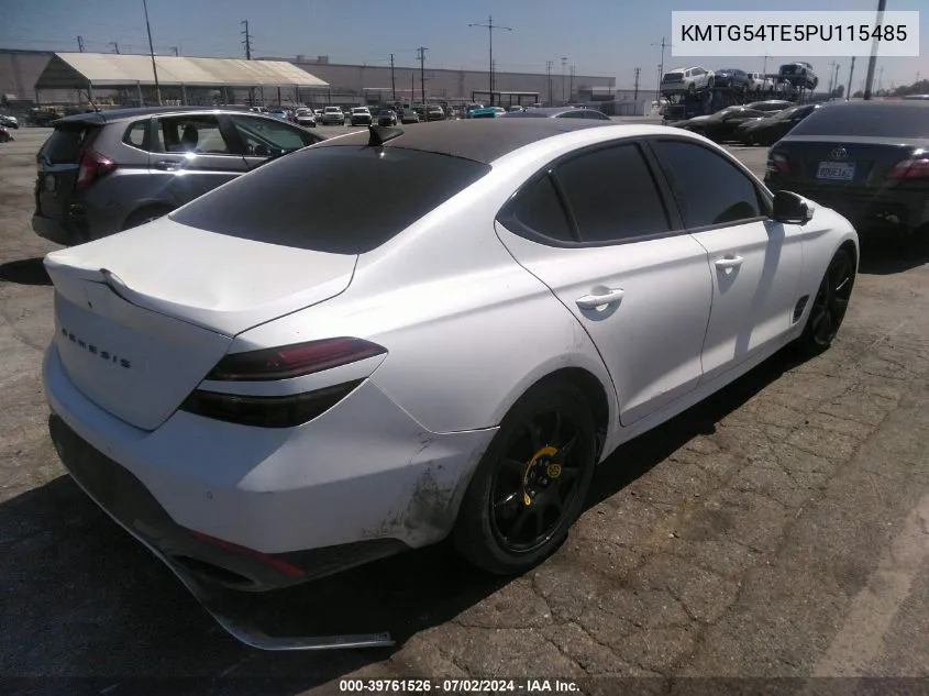 KMTG54TE5PU115485 2023 Genesis G70 3.3T Rwd