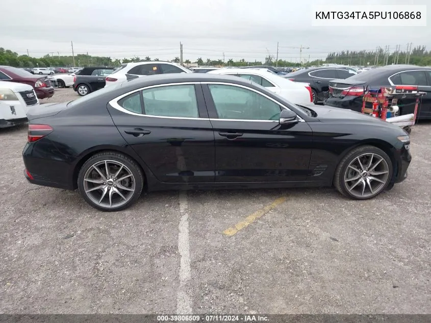 KMTG34TA5PU106868 2023 Genesis G70 2.0T Rwd