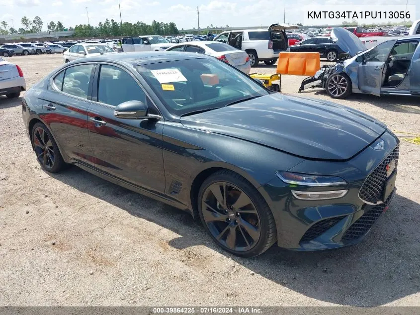 KMTG34TA1PU113056 2023 Genesis G70 2.0T Rwd