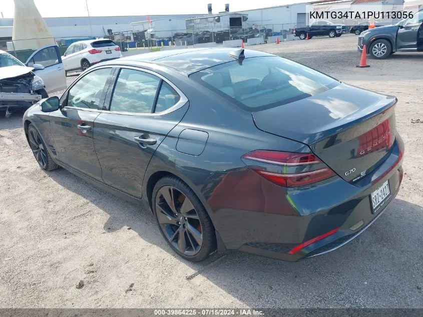 KMTG34TA1PU113056 2023 Genesis G70 2.0T Rwd