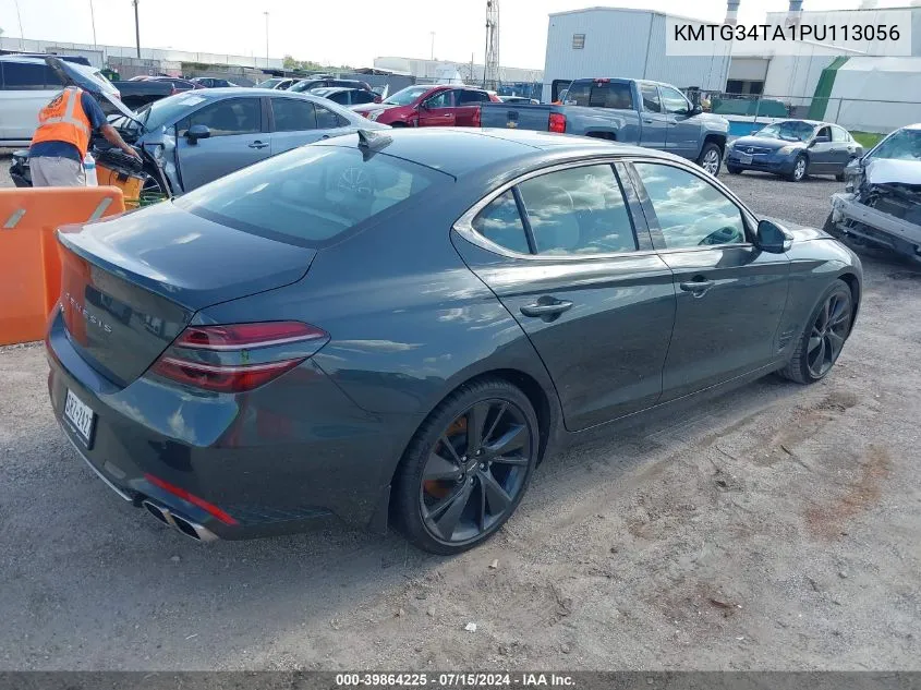 KMTG34TA1PU113056 2023 Genesis G70 2.0T Rwd