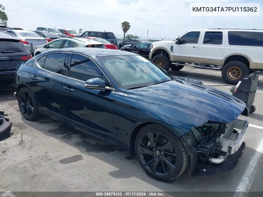 KMTG34TA7PU115362 2023 Genesis G70 2.0T Rwd