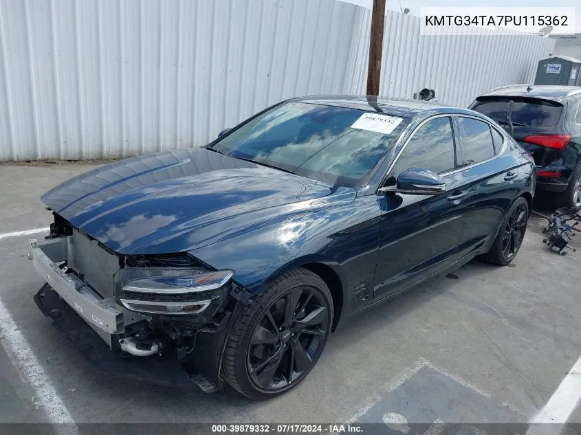 KMTG34TA7PU115362 2023 Genesis G70 2.0T Rwd