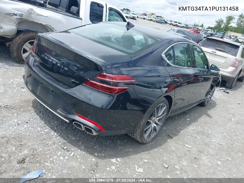 2023 Genesis G70 2.0T Awd VIN: KMTG34TA1PU131458 Lot: 39941579