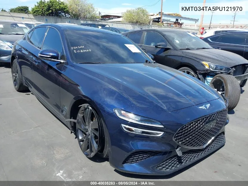 2023 Genesis G70 2.0T Awd VIN: KMTG34TA5PU121970 Lot: 40035283