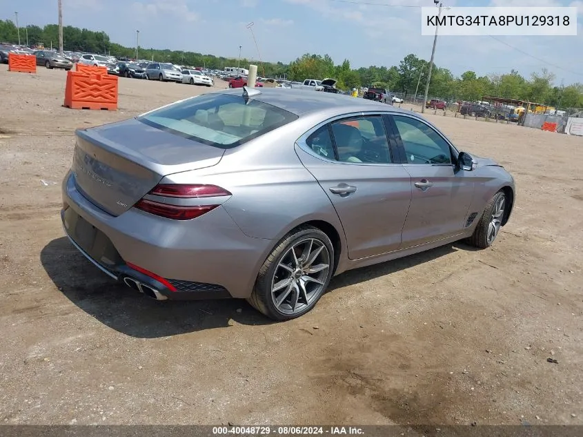 KMTG34TA8PU129318 2023 Genesis G70 2.0T Awd