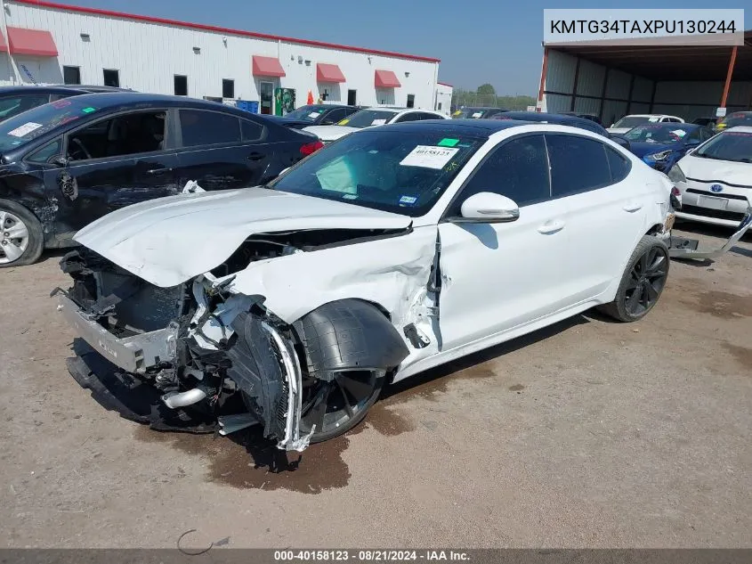 2023 Genesis G70 Prestige VIN: KMTG34TAXPU130244 Lot: 40158123