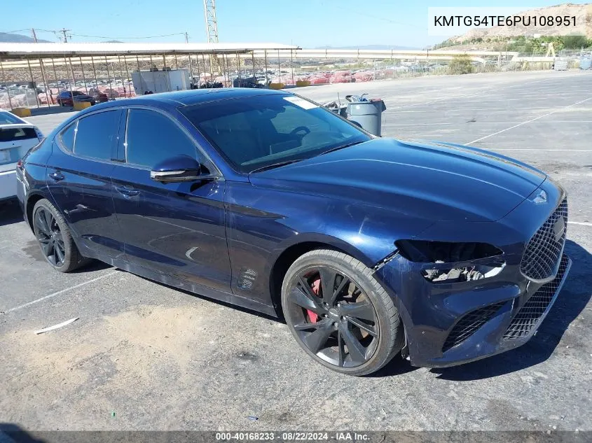 KMTG54TE6PU108951 2023 Genesis G70 3.3T Rwd