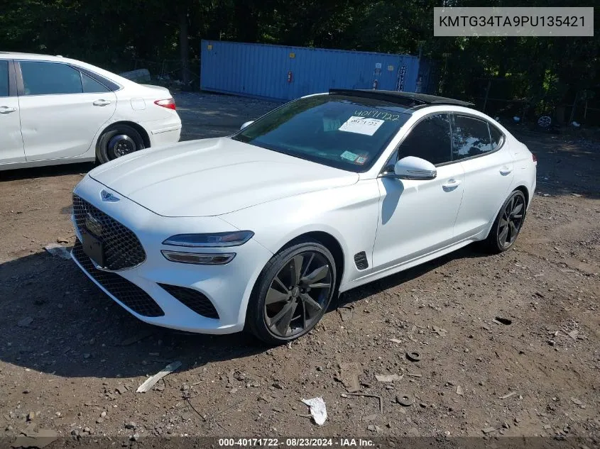 KMTG34TA9PU135421 2023 Genesis G70 2.0T Awd