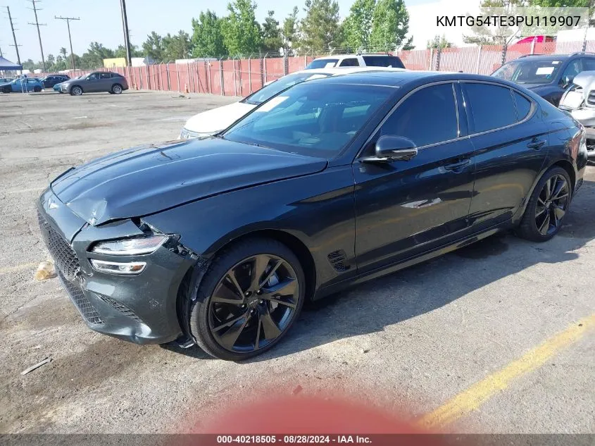 2023 Genesis G70 3.3T Rwd VIN: KMTG54TE3PU119907 Lot: 40218505