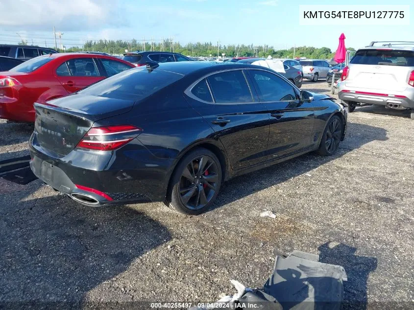 2023 Genesis G70 Sport Advanced/Sport Pres VIN: KMTG54TE8PU127775 Lot: 40255497