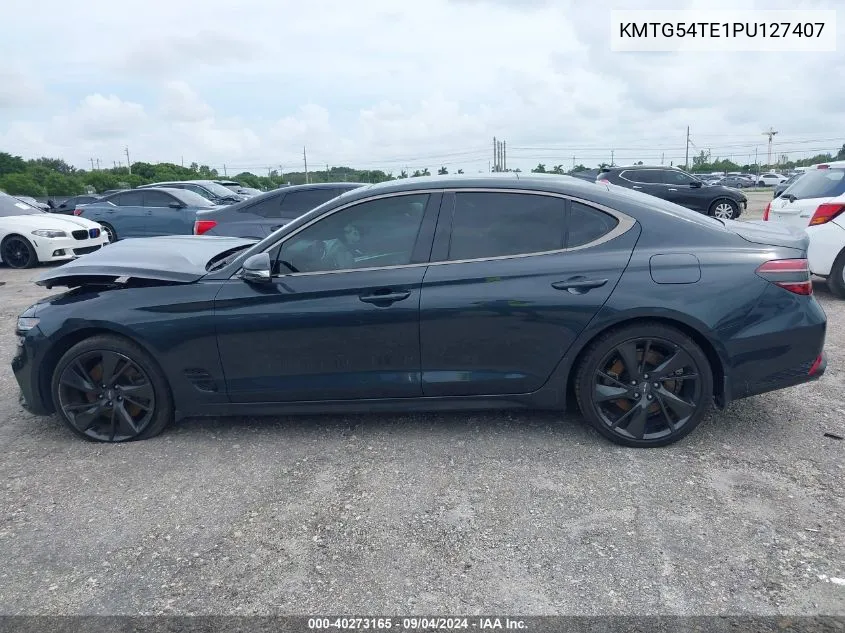 2023 Genesis G70 3.3T Rwd VIN: KMTG54TE1PU127407 Lot: 40273165