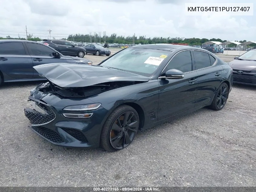 2023 Genesis G70 3.3T Rwd VIN: KMTG54TE1PU127407 Lot: 40273165