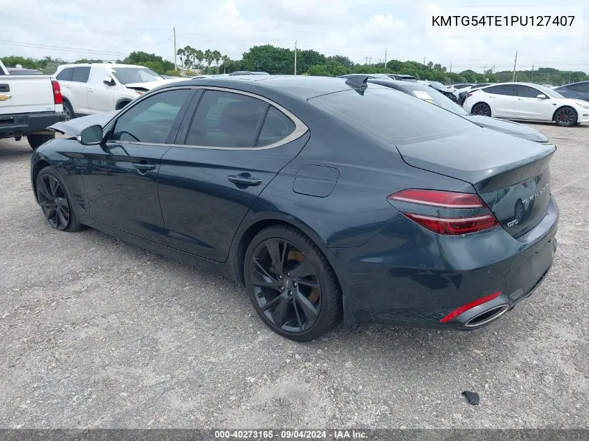 2023 Genesis G70 3.3T Rwd VIN: KMTG54TE1PU127407 Lot: 40273165