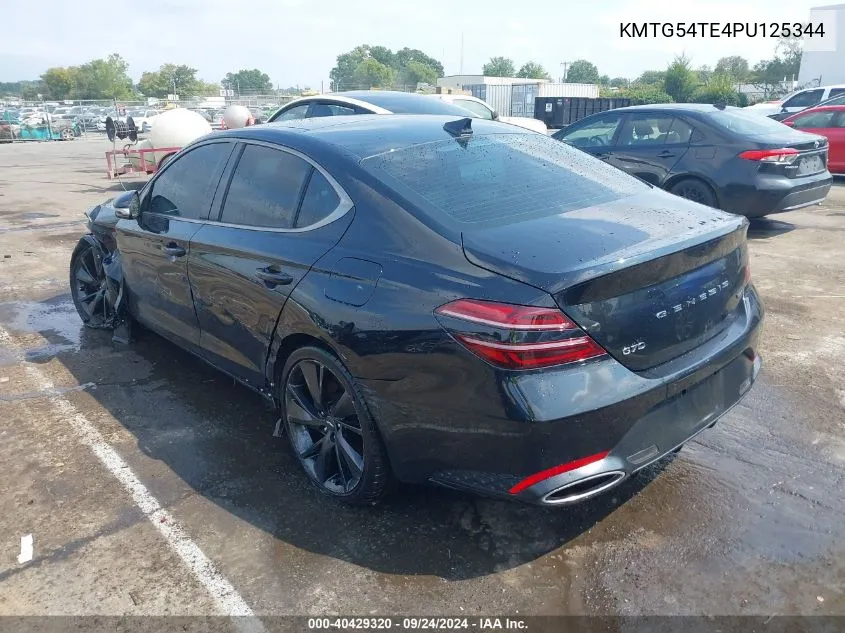 2023 Genesis G70 3.3T Rwd VIN: KMTG54TE4PU125344 Lot: 40429320