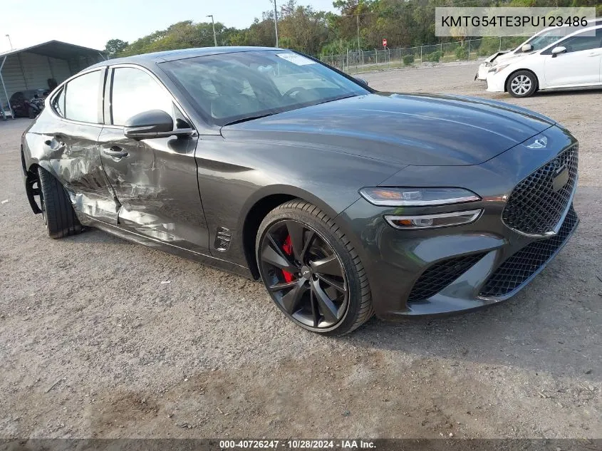 2023 Genesis G70 3.3T Rwd VIN: KMTG54TE3PU123486 Lot: 40726247