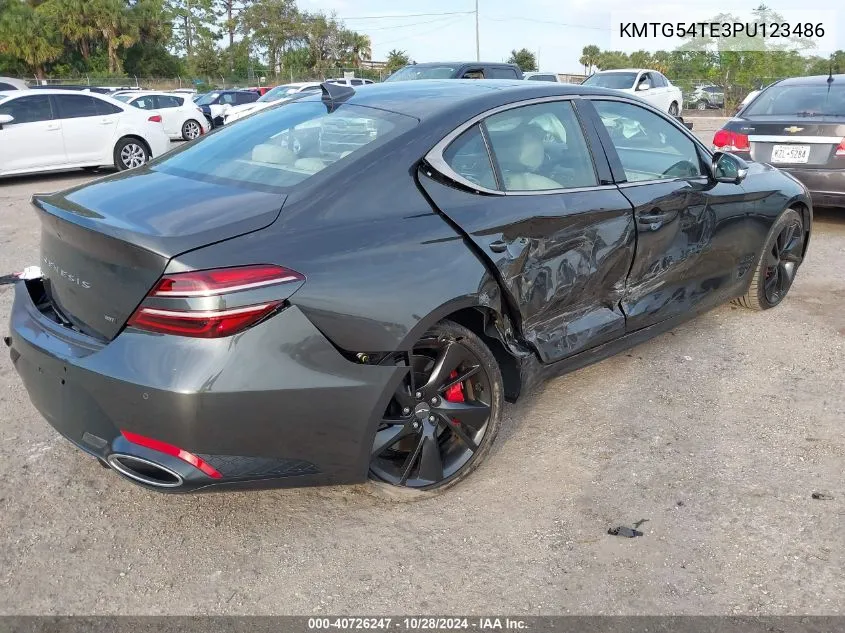 2023 Genesis G70 3.3T Rwd VIN: KMTG54TE3PU123486 Lot: 40726247