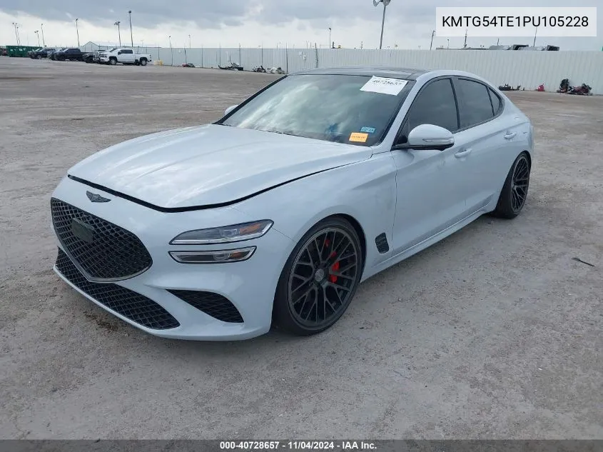 2023 Genesis G70 3.3T Awd VIN: KMTG54TE1PU105228 Lot: 40728657