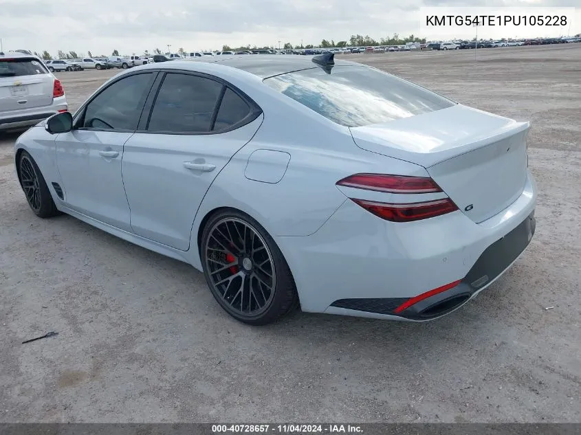 2023 Genesis G70 3.3T Awd VIN: KMTG54TE1PU105228 Lot: 40728657