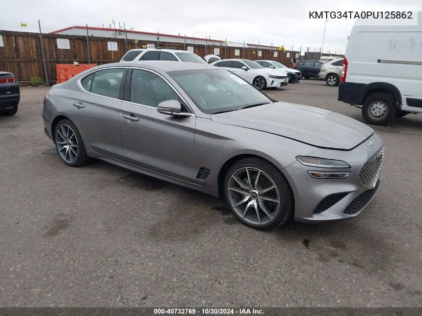 2023 Genesis G70 2.0T Awd VIN: KMTG34TA0PU125862 Lot: 40732769