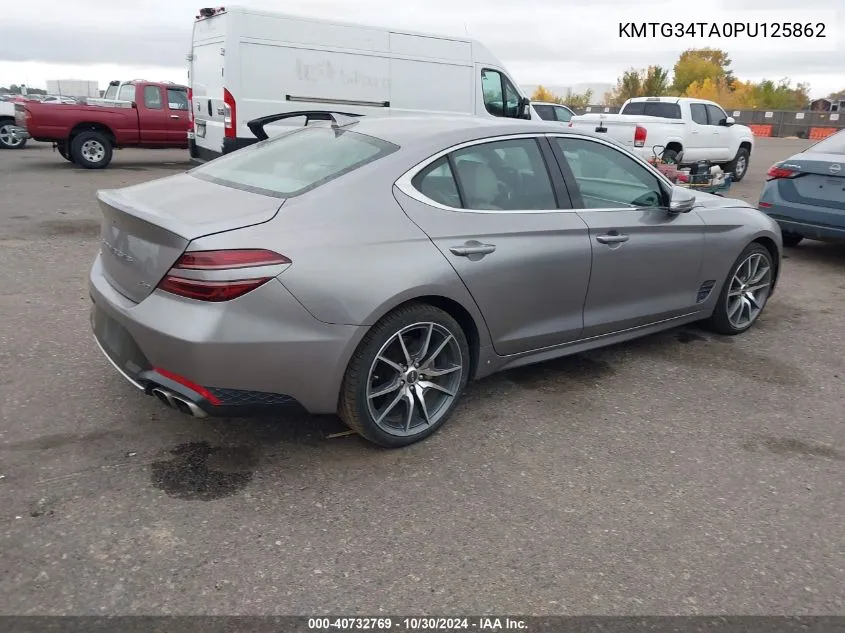 2023 Genesis G70 2.0T Awd VIN: KMTG34TA0PU125862 Lot: 40732769