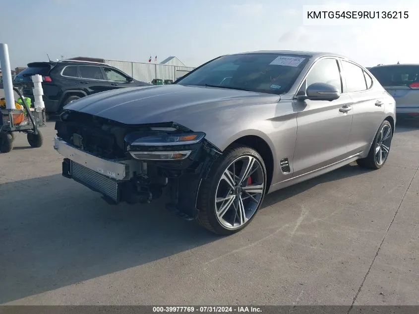 2024 Genesis G70 3.3T Rwd Sport Advanced VIN: KMTG54SE9RU136215 Lot: 39977769