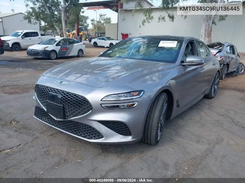 2024 Genesis G70 2.5T Rwd VIN: KMTG34SC9RU136445 Lot: 40249099