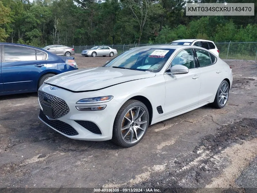 KMTG34SCXRU143470 2024 Genesis G70 2.5T Awd