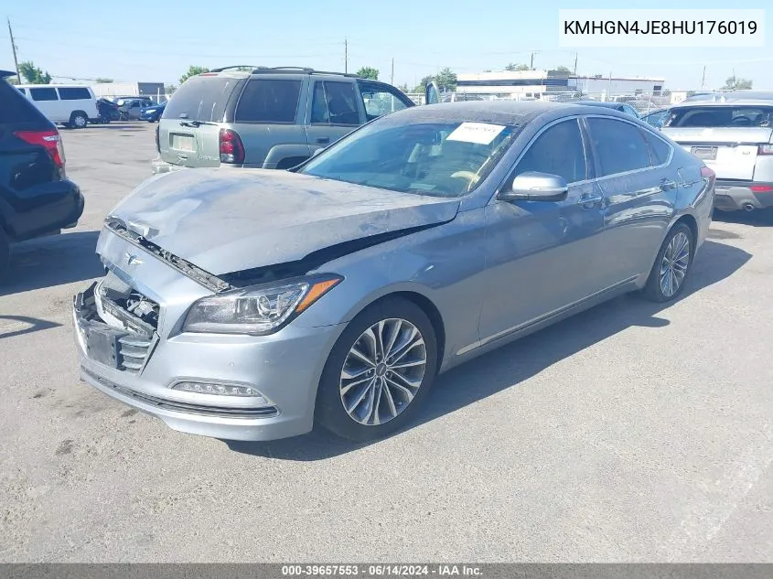 KMHGN4JE8HU176019 2017 Genesis G80 3.8