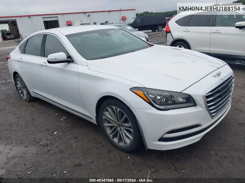 2017 Genesis G80 3.8 VIN: KMHGN4JE8HU188154 Lot: 40347865